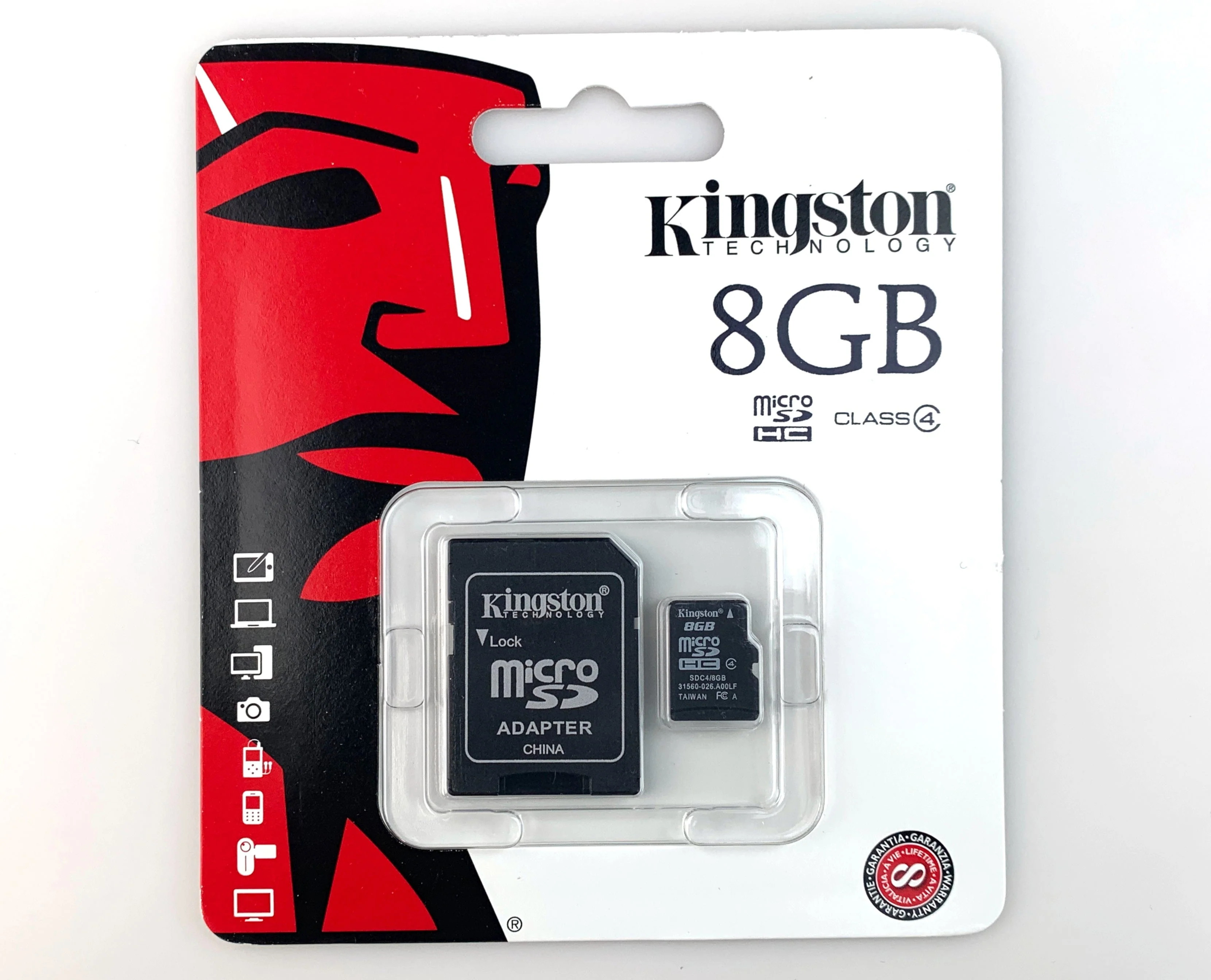 MicroSD Card and Adapter 8GB - Image 3